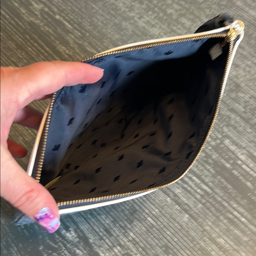 Kate Spade Ash Street Navy Clutch with Tassel - Picture 4 of 6
